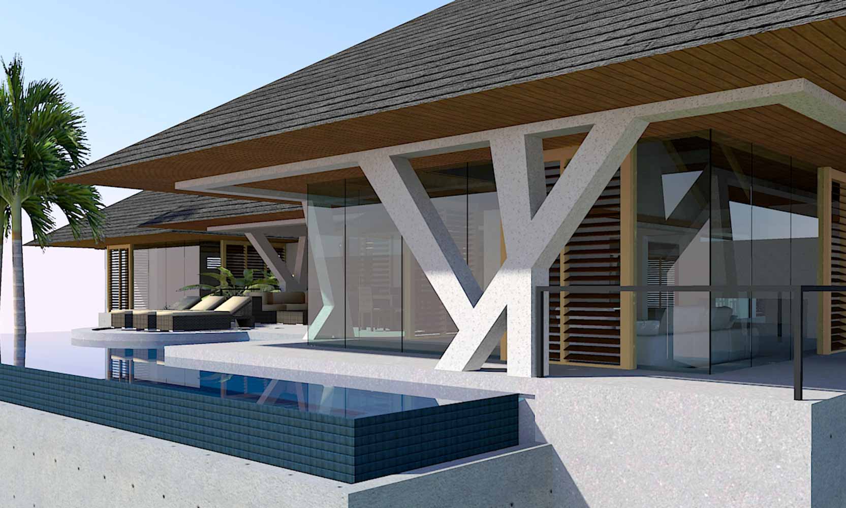 Arteriors Architects Contemporary Open Glass House in Kauai Hawaii